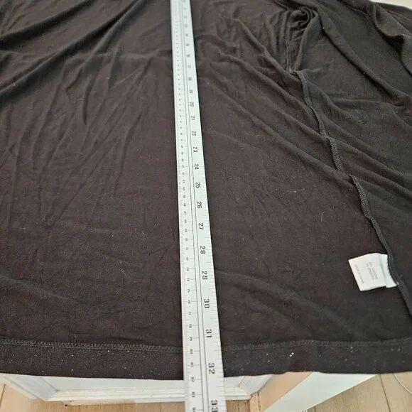 NEW!! Chaser Rock & Roll Glitter Kimono Duster Wrap Jacket M/L Black Sexy Party - Picture 7 of 12